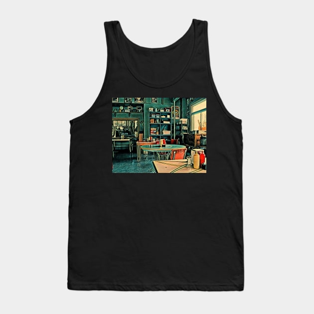 The town diner Tank Top by Fenay-Designs